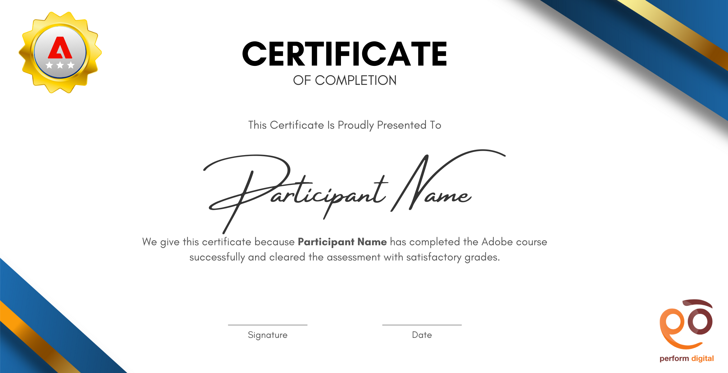 Training Certificate